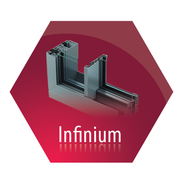 Infinium - Profilés de portes coulissantes en aluminium à Verviers (Liège)